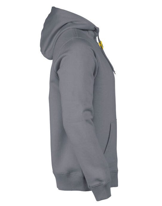 Printer Essentials PE2262049 Printer Mens Fastpitch Hooded Sweater - Steel Grey