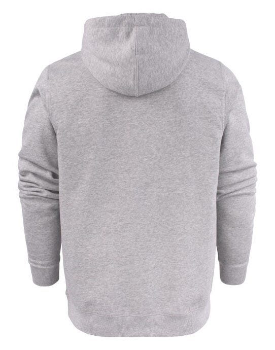 Printer Essentials PE2262049 Printer Mens Fastpitch Hooded Sweater - Grey Melange