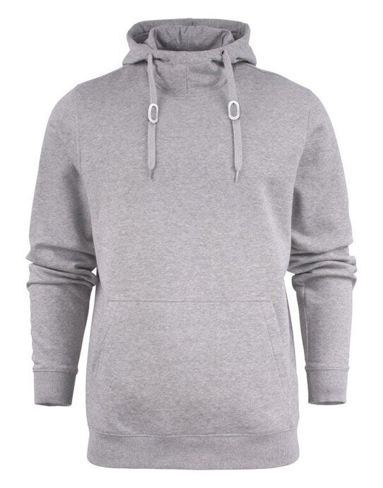 Printer Essentials PE2262049 Printer Mens Fastpitch Hooded Sweater - Grey Melange
