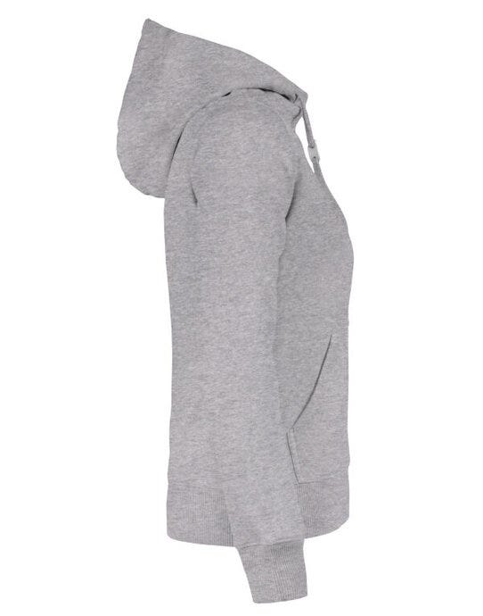 Printer Essentials PE2262050 Printer Ladies Fastpitch Hooded Sweater - Grey Melange