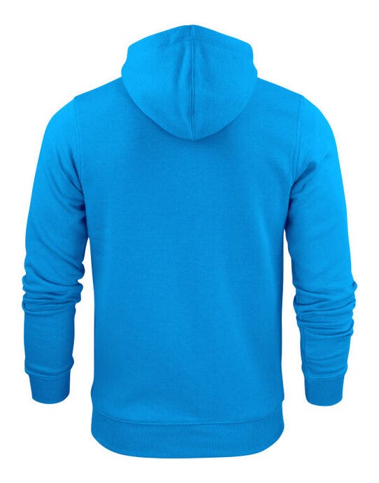 Printer Essentials PE2262051 Printer Mens Overhead Full Zip Hoodie - Ocean Blue