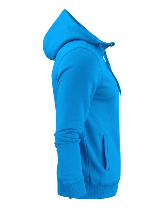 Printer Essentials PE2262051 Printer Mens Overhead Full Zip Hoodie - Ocean Blue