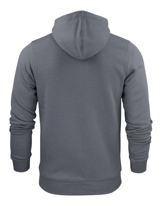 Printer Essentials PE2262051 Printer Mens Overhead Full Zip Hoodie - Steel Grey