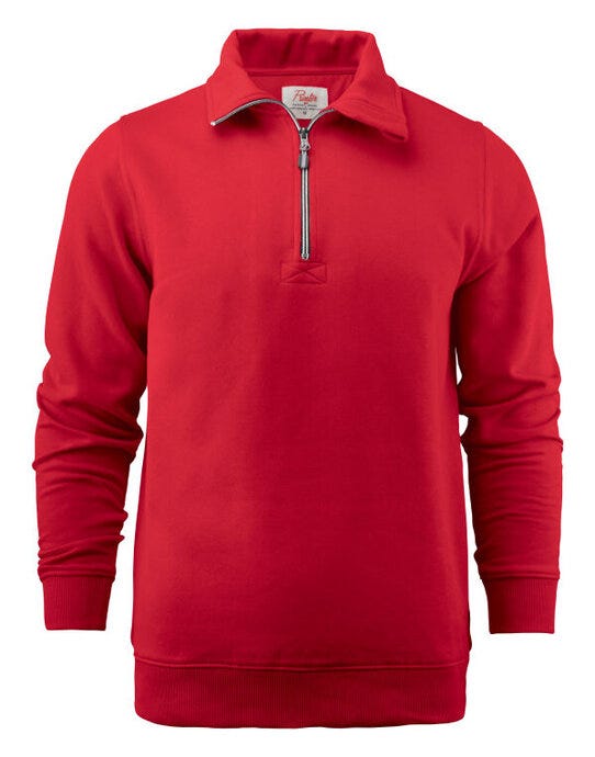 Printer Essentials PE2262053 Printer Mens Rounders RXS 1/2 Zip - Red