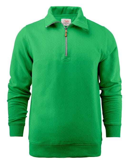 Printer Essentials PE2262053 Printer Mens Rounders RXS 1/2 Zip - Fresh Green