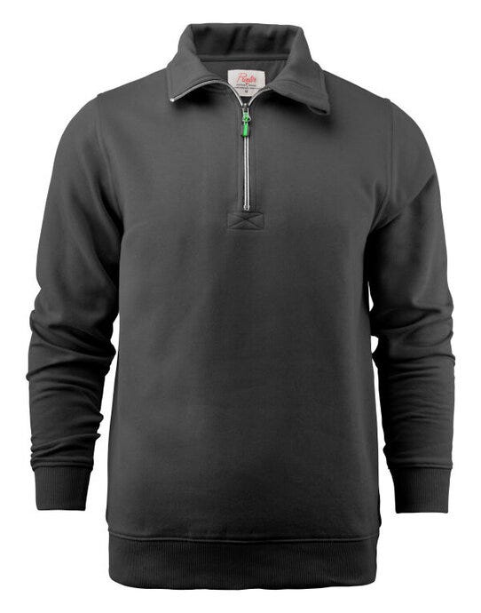 Printer Essentials PE2262053 Printer Mens Rounders RXS 1/2 Zip - Black