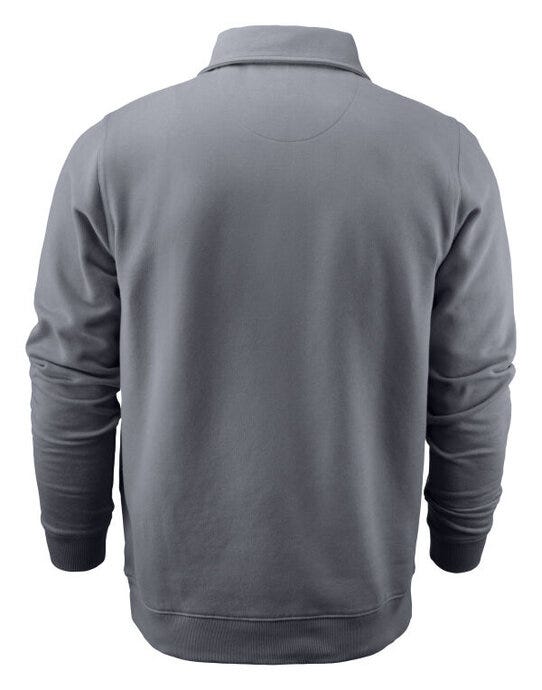 Printer Essentials PE2262053 Printer Mens Rounders RXS 1/2 Zip - Steel Grey