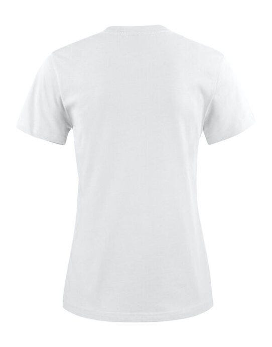 Printer Essentials PE2264014 Printer Ladies Heavy T-Shirt - White