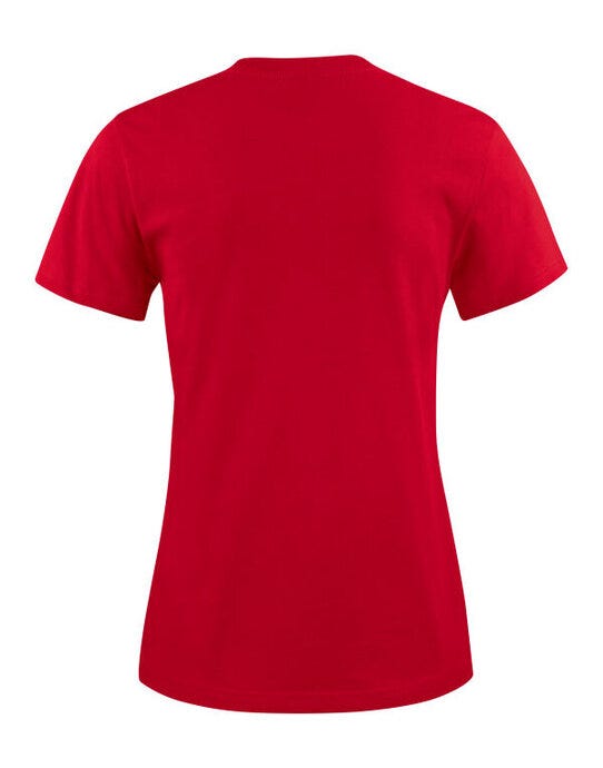 Printer Essentials PE2264014 Printer Ladies Heavy T-Shirt - Red