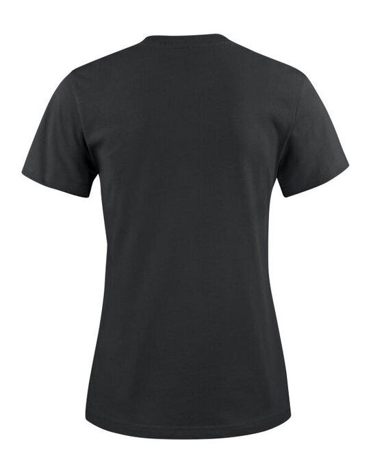 Printer Essentials PE2264014 Printer Ladies Heavy T-Shirt - Black