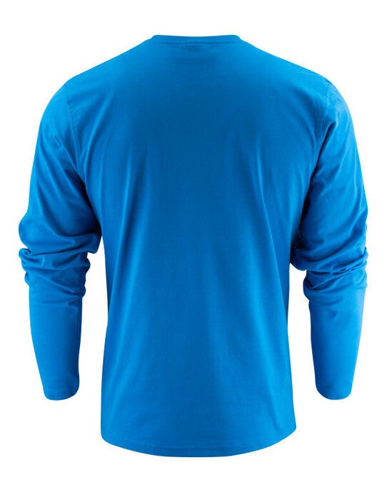 Printer Essentials PE2264016 Printer Heavy Long Sleeve T-Shirt - Ocean Blue