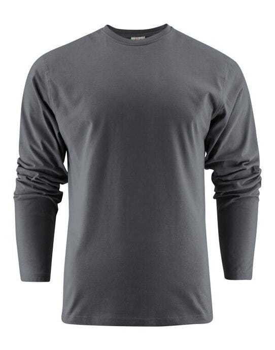 Printer Essentials PE2264016 Printer Heavy Long Sleeve T-Shirt - Steel Grey
