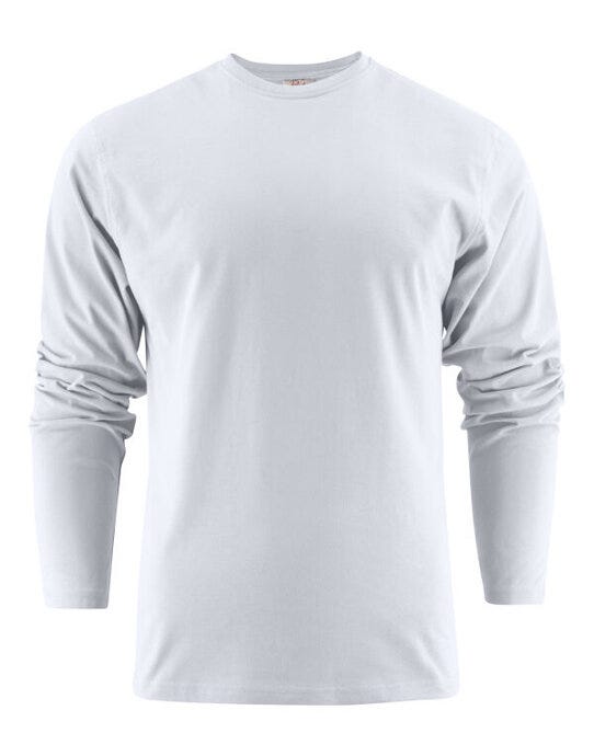 Printer Essentials PE2264016 Printer Heavy Long Sleeve T-Shirt - White