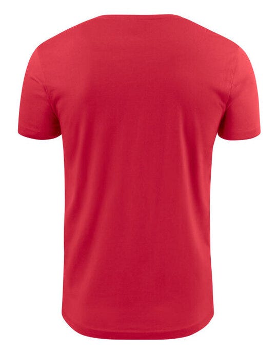 Printer Essentials PE2264024 Printer Mens Heavy V T-Shirt - Red