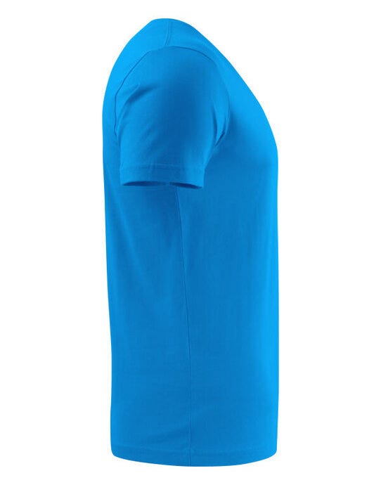Printer Essentials PE2264024 Printer Mens Heavy V T-Shirt - Ocean Blue