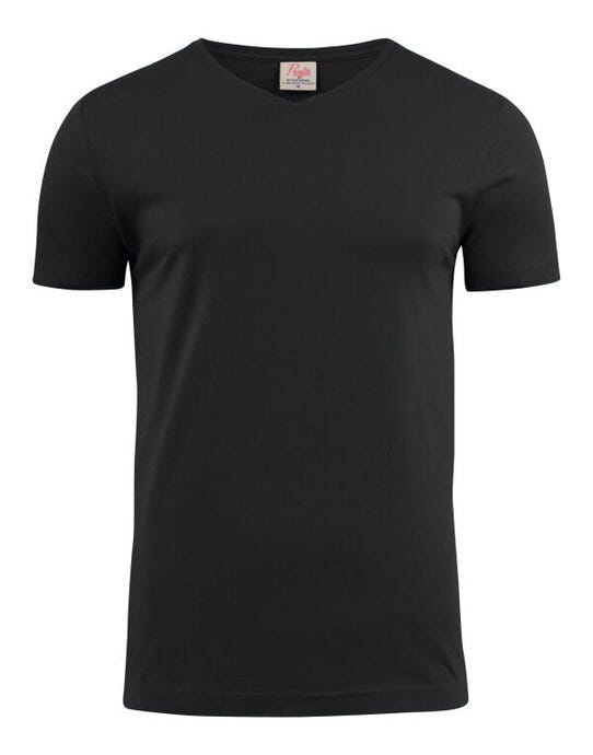 Printer Essentials PE2264024 Printer Mens Heavy V T-Shirt - Black