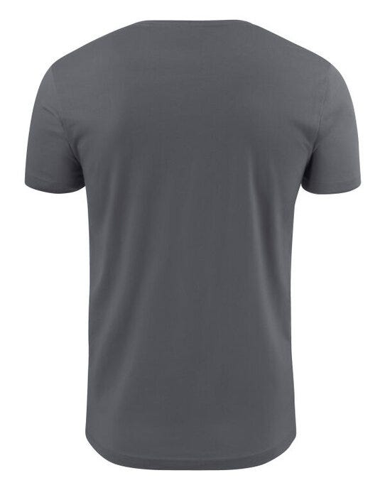 Printer Essentials PE2264024 Printer Mens Heavy V T-Shirt - Steel Grey