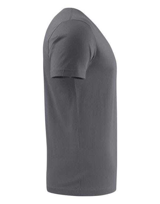 Printer Essentials PE2264024 Printer Mens Heavy V T-Shirt - Steel Grey
