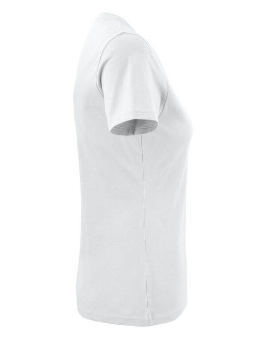 Printer Essentials PE2264025 Printer Ladies Heavy V T-Shirt - White