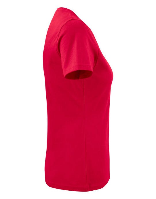Printer Essentials PE2264025 Printer Ladies Heavy V T-Shirt - Red