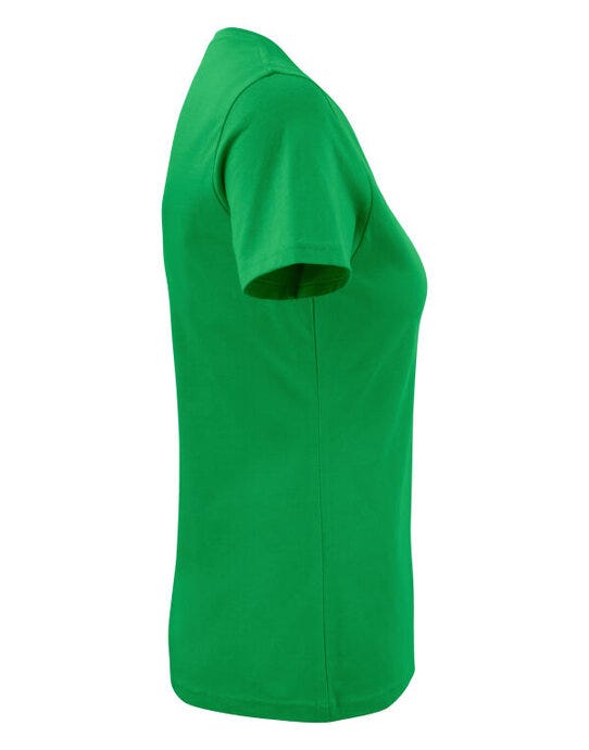 Printer Essentials PE2264025 Printer Ladies Heavy V T-Shirt - Fresh Green
