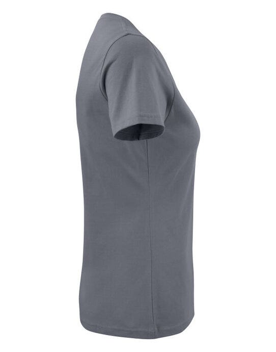 Printer Essentials PE2264025 Printer Ladies Heavy V T-Shirt - Steel Grey