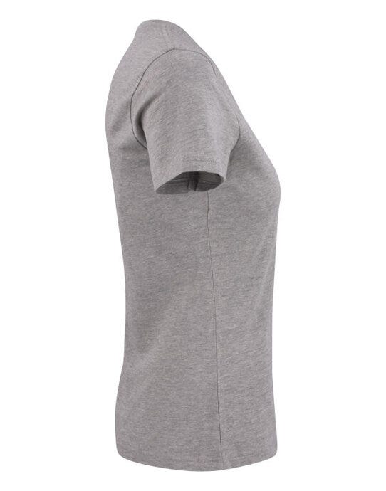 Printer Essentials PE2264025 Printer Ladies Heavy V T-Shirt - Grey Melange