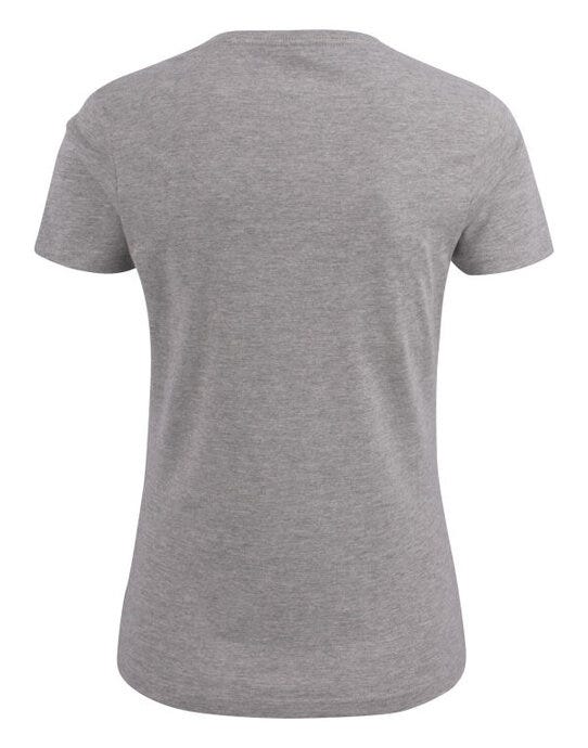 Printer Essentials PE2264025 Printer Ladies Heavy V T-Shirt - Grey Melange