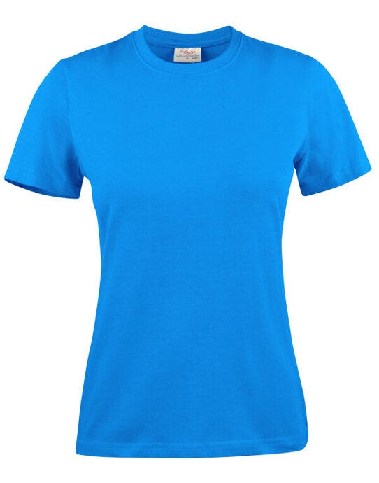 Printer Essentials PE2264028 Printer Ladies Light T-Shirt - Ocean Blue