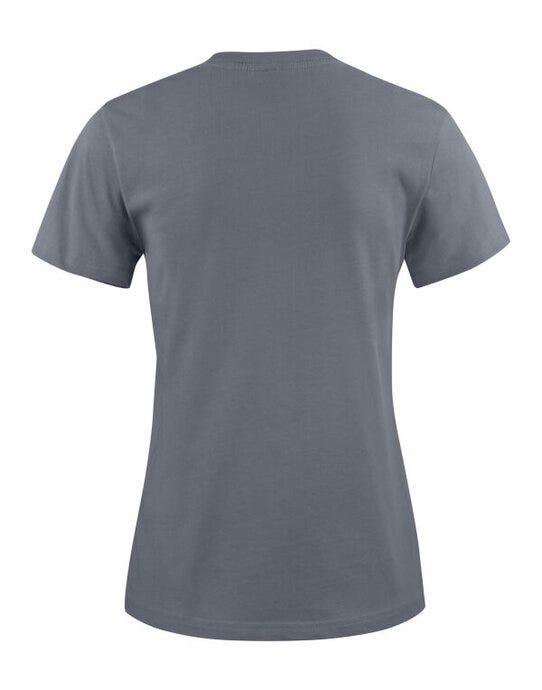 Printer Essentials PE2264028 Printer Ladies Light T-Shirt - Steel Grey