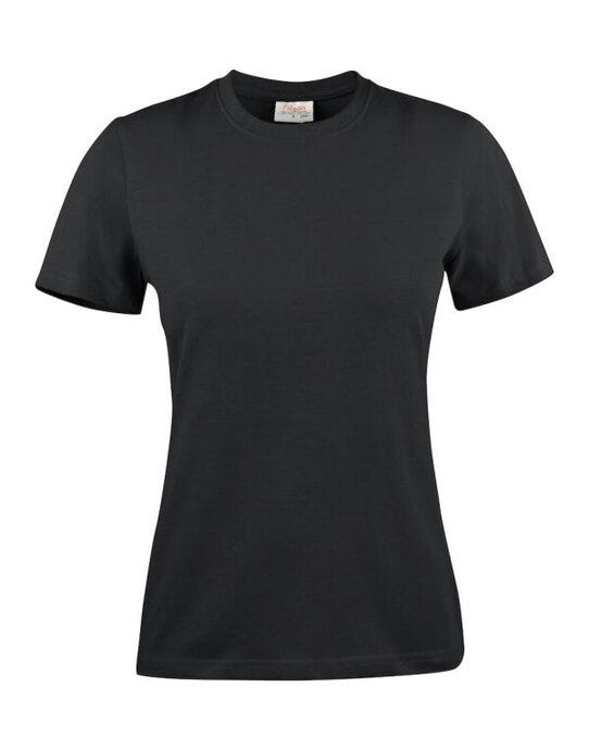 Printer Essentials PE2264033 Ladies Heavier Pro T - Black
