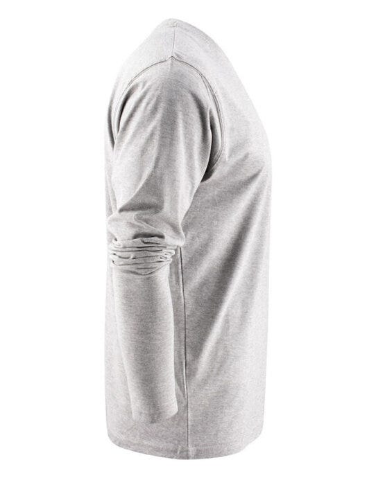 Printer Essentials PE2264034 Unisex Heavier Pro LS - Grey Melange
