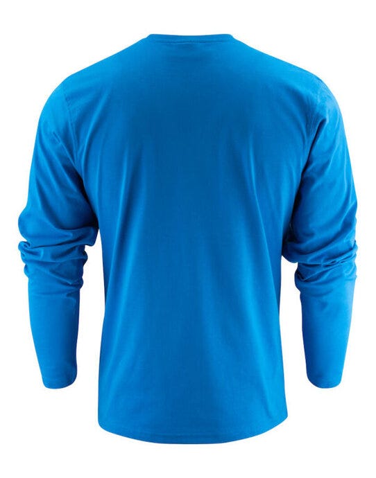 Printer Essentials PE2264034 Unisex Heavier Pro LS - Ocean Blue