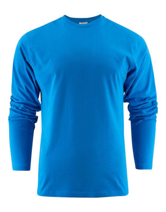 Printer Essentials PE2264034 Unisex Heavier Pro LS - Ocean Blue
