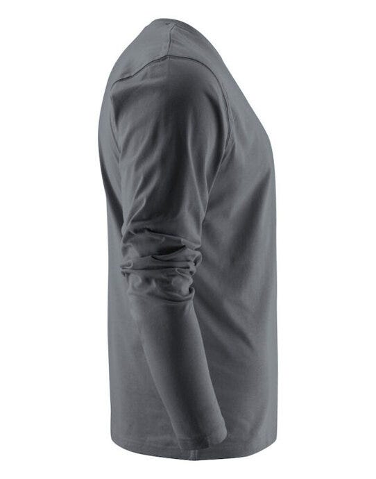 Printer Essentials PE2264034 Unisex Heavier Pro LS - Steel Grey