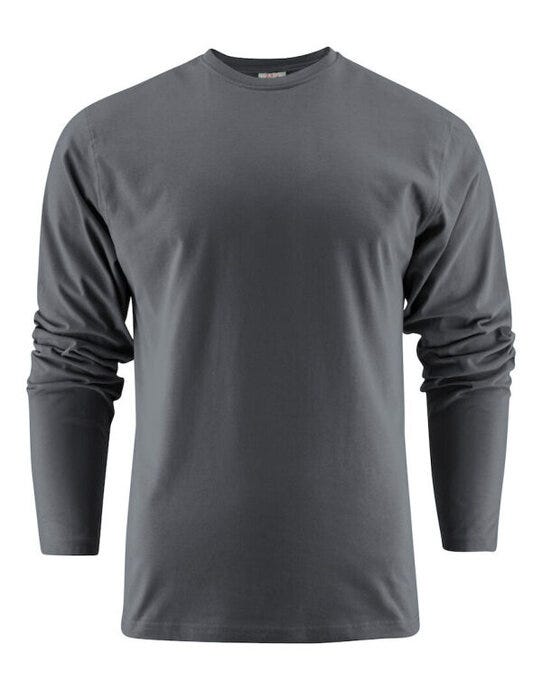 Printer Essentials PE2264034 Unisex Heavier Pro LS - Steel Grey