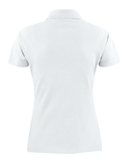 Printer Essentials PE2265009 Printer Ladies Pique Surf Polo - White