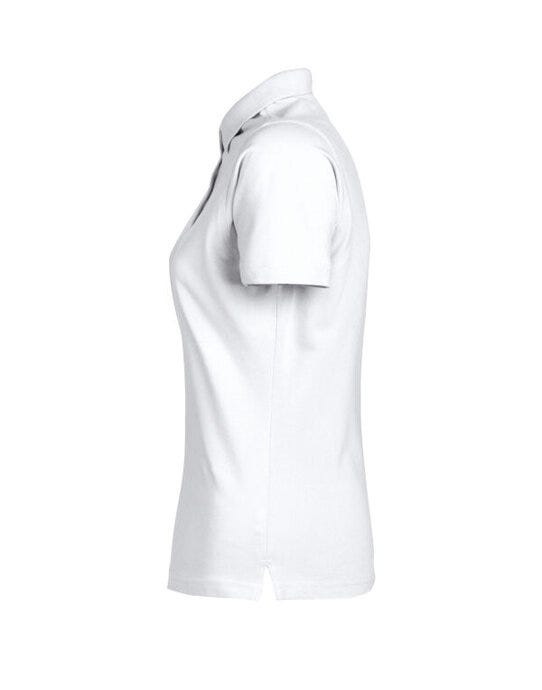 Printer Essentials PE2265009 Printer Ladies Pique Surf Polo - White