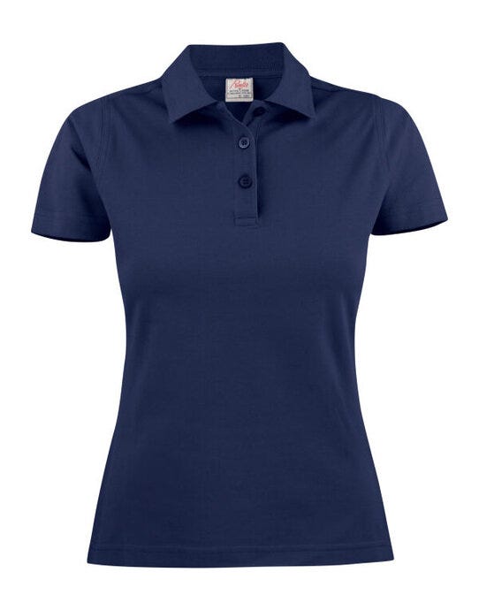 Printer Essentials PE2265009 Printer Ladies Pique Surf Polo - Navy