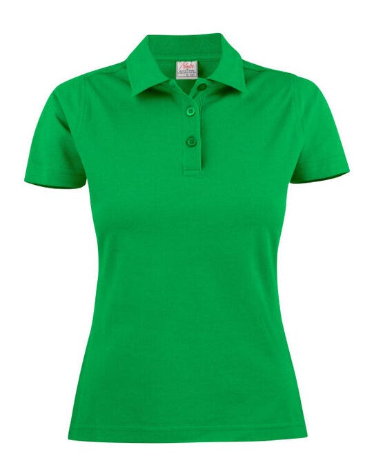 Printer Essentials PE2265009 Printer Ladies Pique Surf Polo - Fresh Green