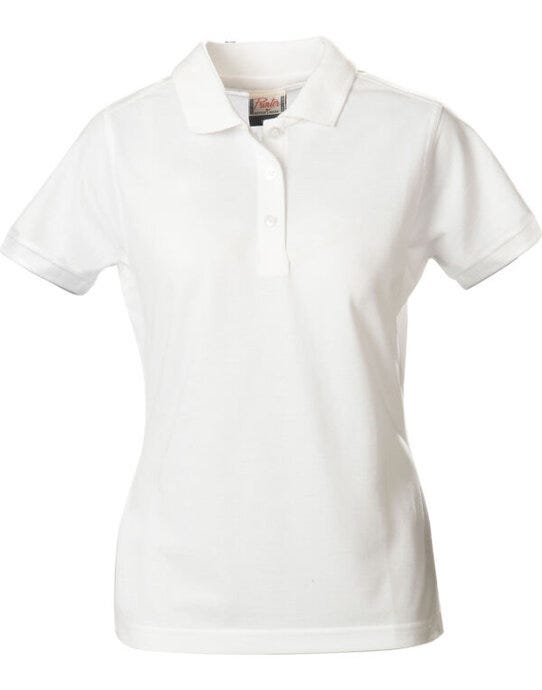 Printer Essentials PE2265014 Printer Ladies Surf Pro Polo - White