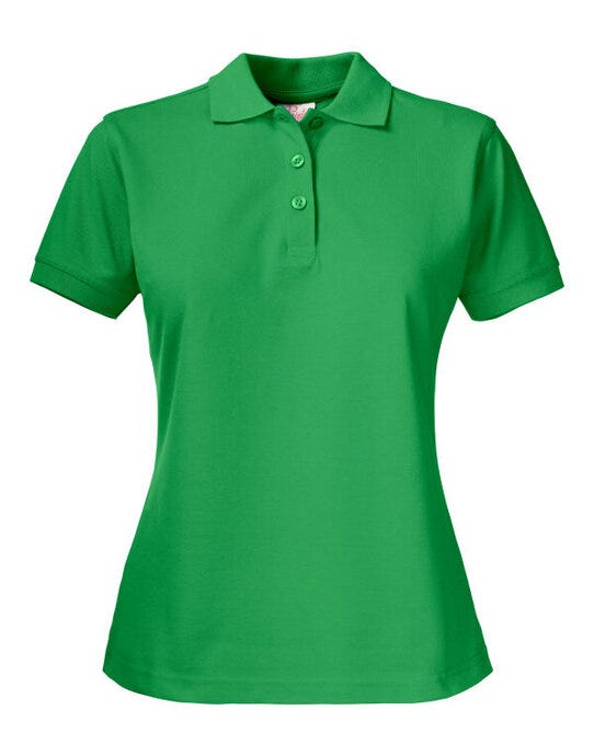 Printer Essentials PE2265014 Printer Ladies Surf Pro Polo - Fresh Green