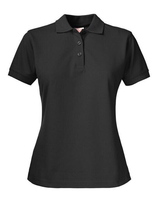 Printer Essentials PE2265014 Printer Ladies Surf Pro Polo - Black