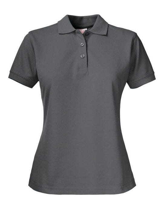 Printer Essentials PE2265014 Printer Ladies Surf Pro Polo - Steel Grey