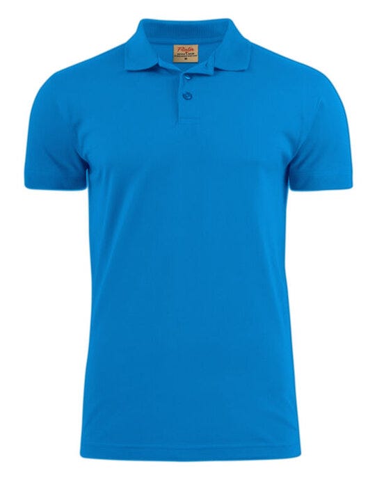 Printer Essentials PE2265016 Printer Mens Surf RSX Pique Polo - Ocean Blue