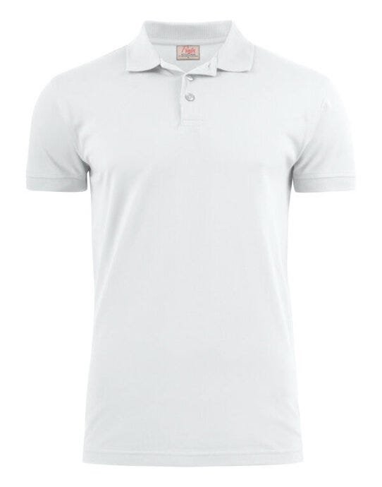 Printer Essentials PE2265020 Printer Mens Surf Stretch Polo - White