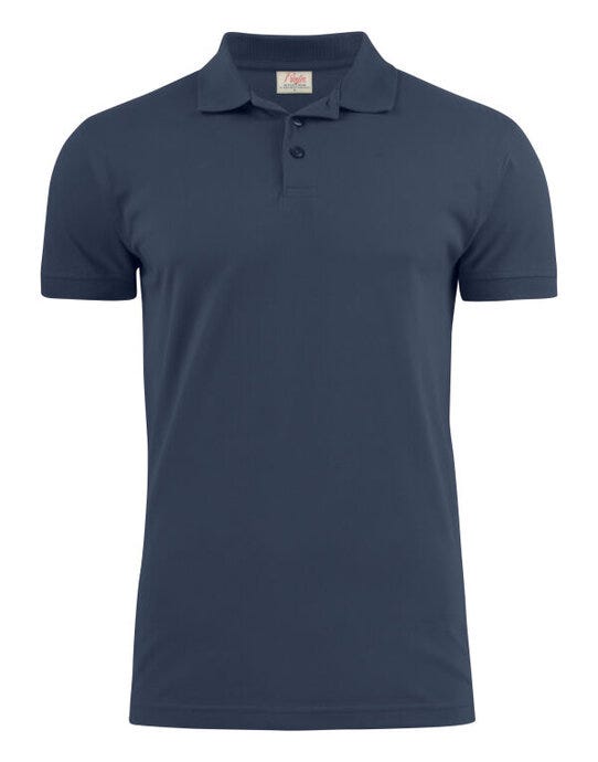 Printer Essentials PE2265020 Printer Mens Surf Stretch Polo - Navy