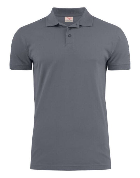 Printer Essentials PE2265020 Printer Mens Surf Stretch Polo - Steel Grey