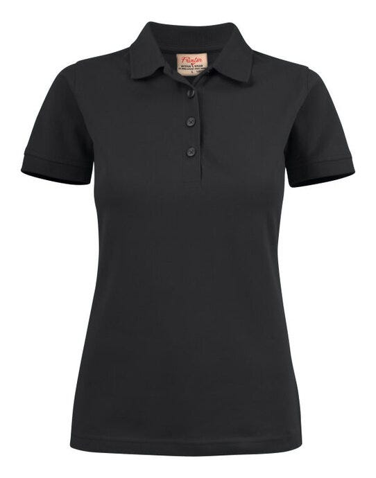 Printer Essentials PE2265021 Printer Ladies Surf Stretch Polo - Black