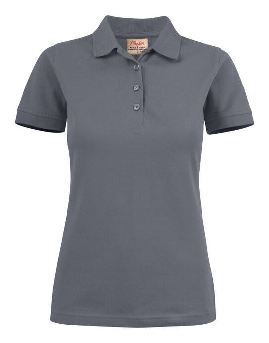 Printer Essentials PE2265021 Printer Ladies Surf Stretch Polo - Steel Grey